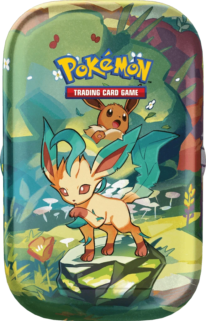 Pokemon Prismatic Evolutions Mini Tin Leafeon