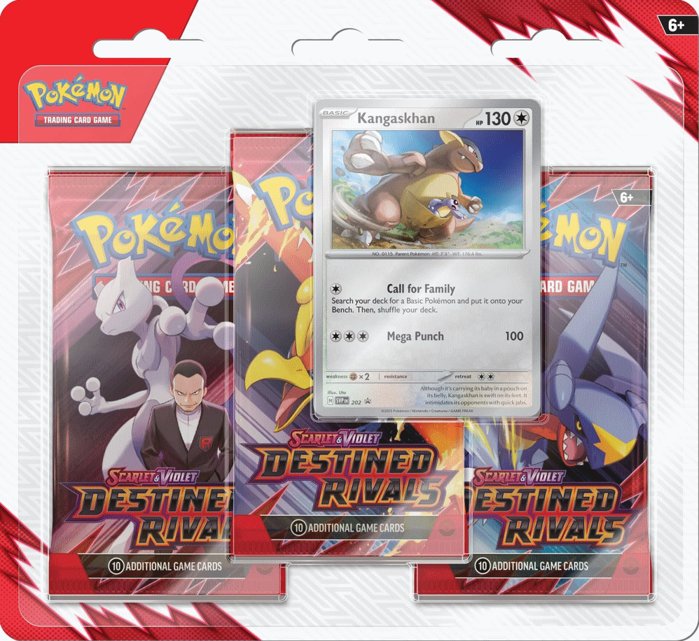 Pokémon Scarlet & Violet Destined Rivals (3-Pack) Kangaskhan