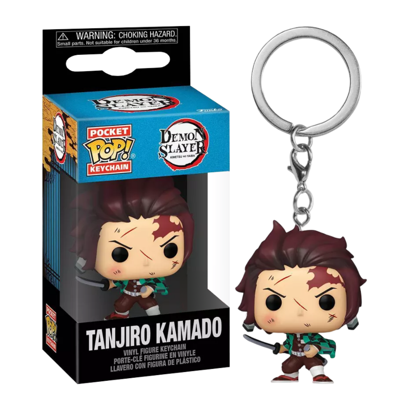 Portachiavi Funko Pocket Pop Demon Slayer - Tanjiro Kamado