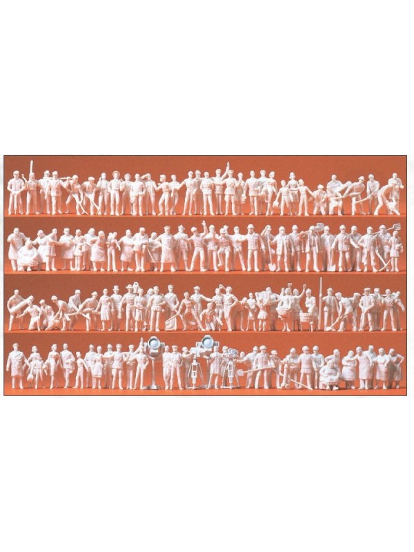 PREISER 16326 Scala HO Personaggi 'professioni diverse' pezzi 120 da colorare