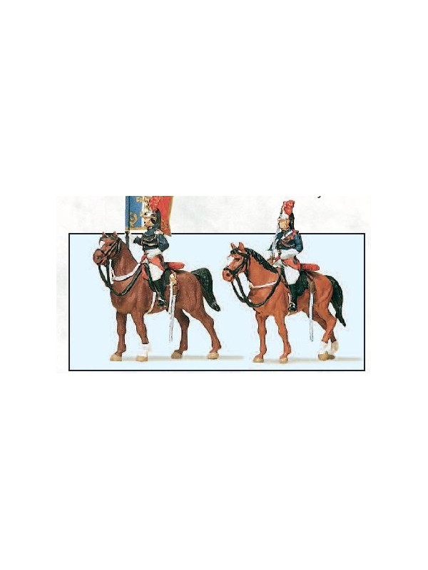 PREISER 10460 Scala HO Guardie repubblicane francesi a cavallo pz. 2