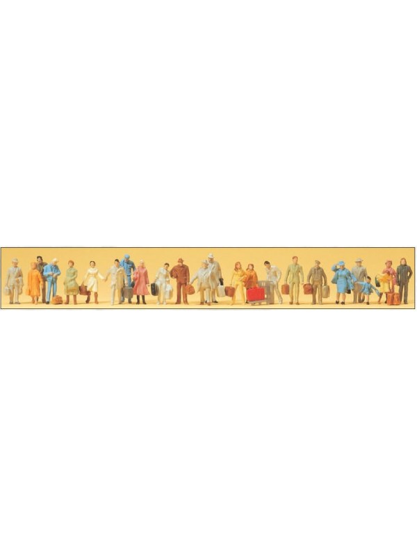 PREISER 14401 Scala HO Persone in partenza 24 figure