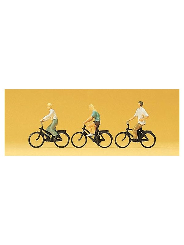 PREISER 79089 Scala N Ciclisti giovani pezzi 3