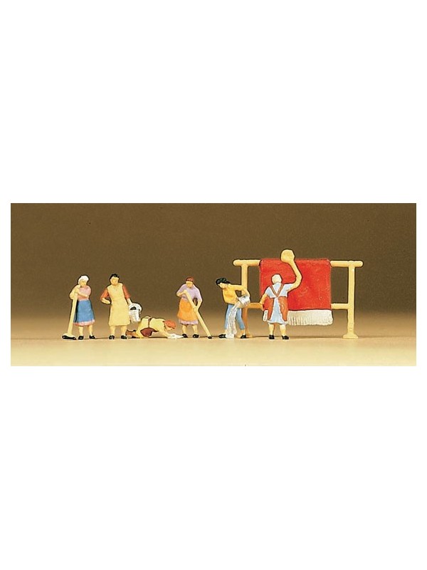 PREISER 79051 Scala N Casalinghe con accessori