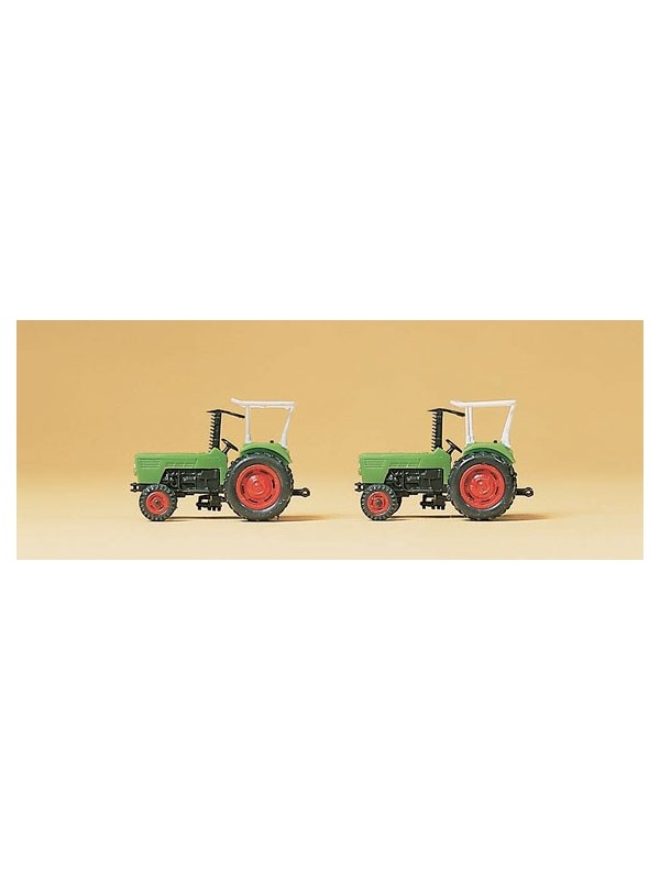 PREISER 79506 Scala N Due trattori Deutz D 6206 (già costruiti)