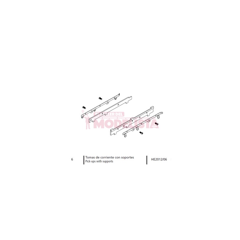 Prese di corrente con staffe. RENFE 309 ELECTROTREN - Repuestos HE2012/06