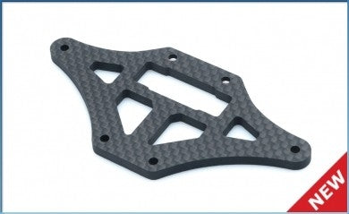 Rear Upper Carbon Chassis Brace 4mm - S10 Blast BX/TX/MT/SC