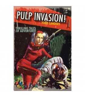 Pulp Invasion - Gioco da Tavolo di Strategia e Fantascienza per 1-2 Giocatori, Avventura Intergalattica e Combattimento!