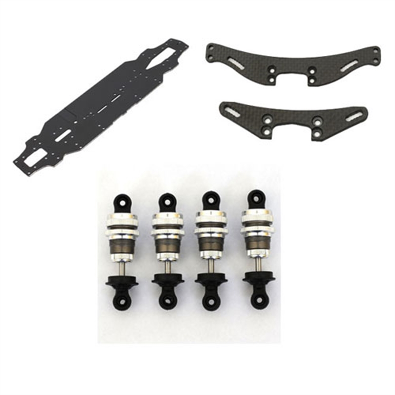 ARC Carpet set Telaio in alluminio R102900 + torri basse 108021-108022 + set ammortizzatori corti 10 - [R109042]