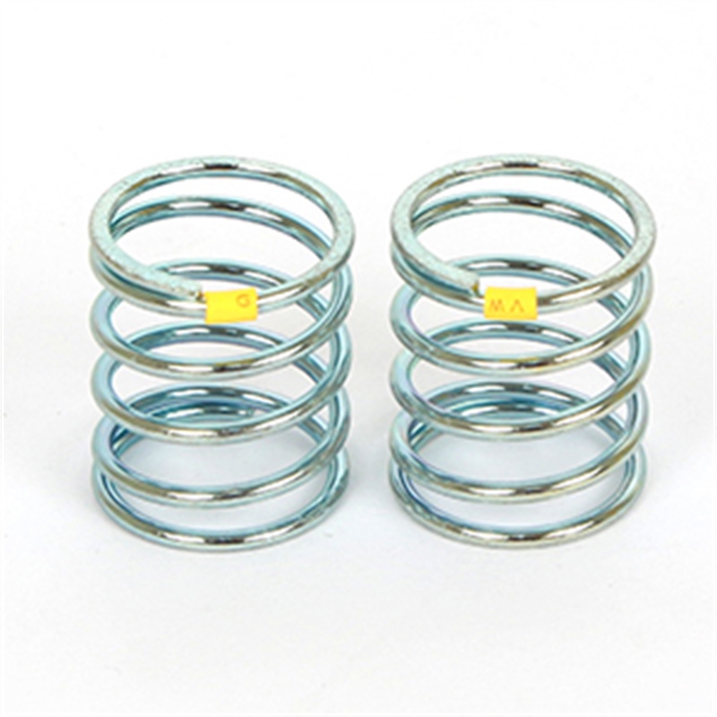 Short Shock Spring Silver Yellow SG C3.0 (2pcs) 301(gf/mm) 16.9 (lb/inch) - [R117002]