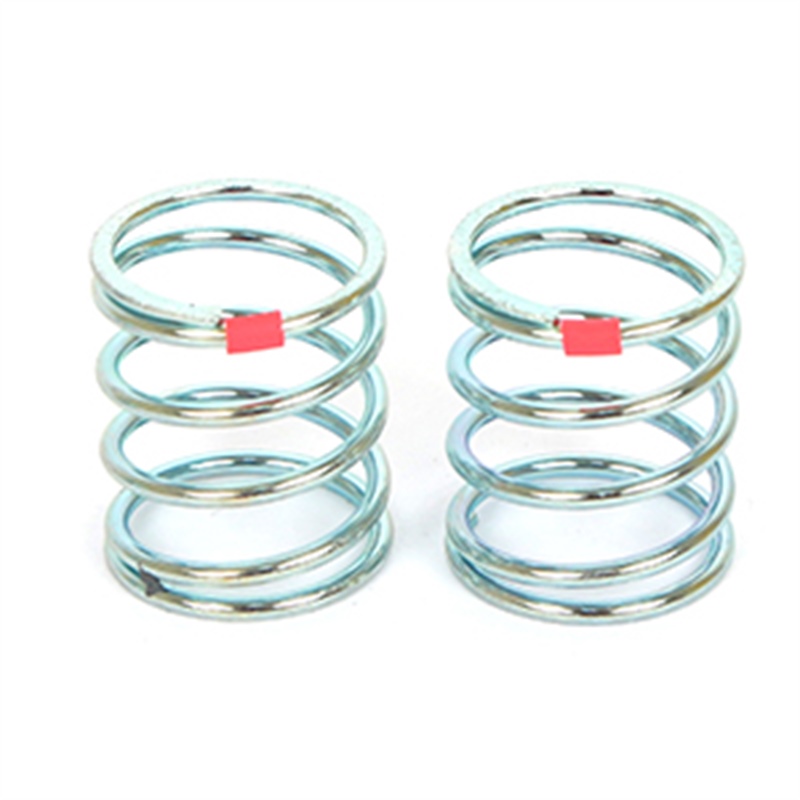 Short Shock Spring Silver Red SG C3.2 (2pcs) 324(gf/mm) 18.2(lb/inch) - [R117003]