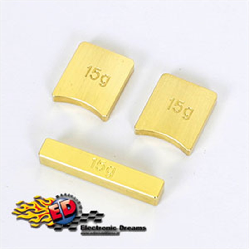 R11 Pesi bilanciamento telaio in ottone 15 - 15 - 15 - [R119013]