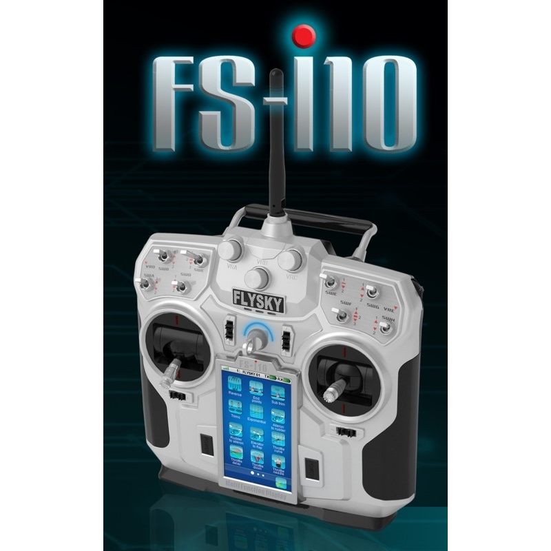 Radiocomando FS-i10 Colour Touch Telemetry 10 Ch 2,4 GHz