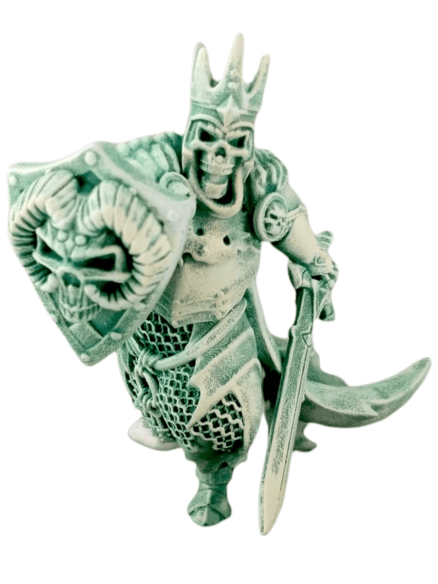 Re dei morti lich scheletro non morto cavaliere antipaladino lotr anelli miniatura 3D resina