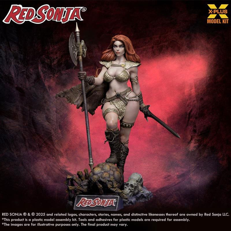 Preordine  Red Sonja Plastic Model Kit 1/8 Red Sonja reissue 27 cm