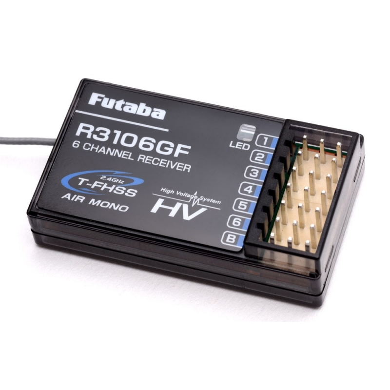 RICEVENTE FUTABA RX R3106GF 6CH 2,4GHZ