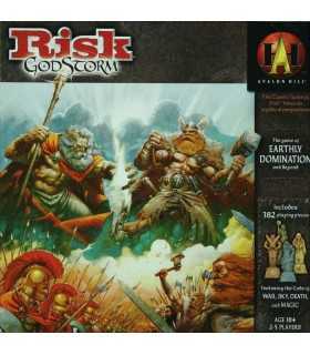 Risk: Godstorm - Gioco da Tavolo di Strategia e Mitologia, 2-5 Giocatori, 120 Minuti, Avalon Hill, Combattimenti e Controllo Ter