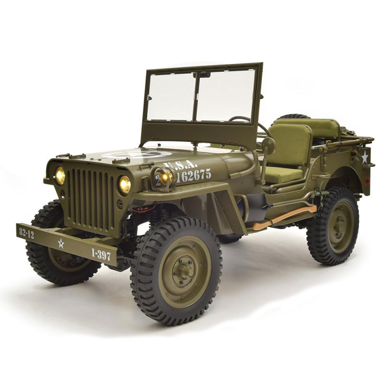 ROCHOBBY Willys Jeep Militare 1941 in Scala 1:6 Scaler RC RTR