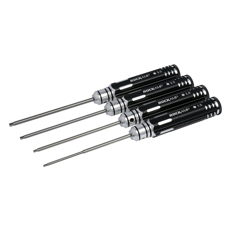 RockAmp Set Cacciaviti esagonali 1.5mm - 2.0mm - 2.5mm - 3.0mm (4)