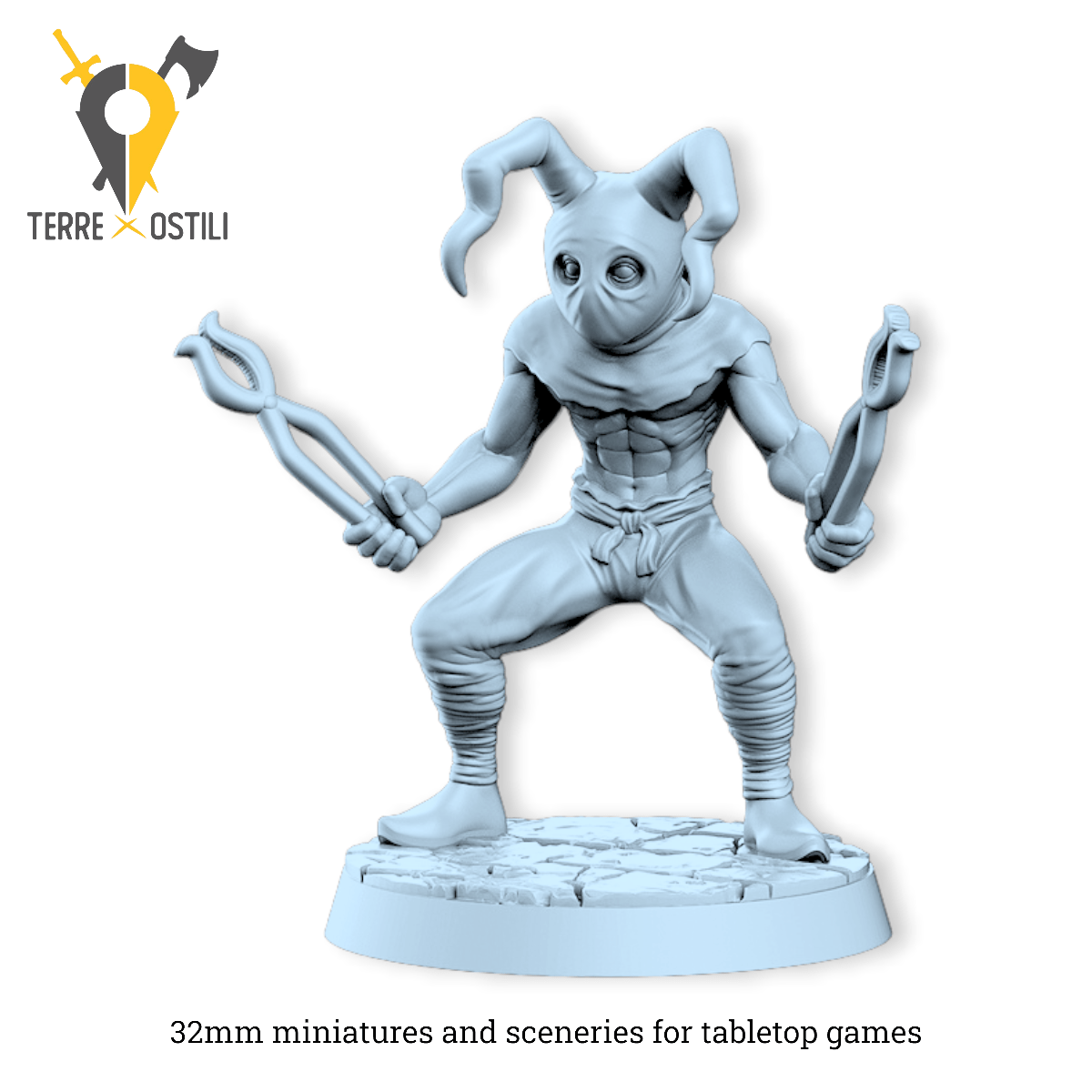 Rosko giullare torturatore | miniatura 3D resina | Terre Ostili