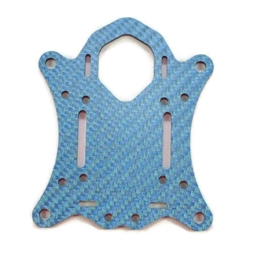 SCX BOTTOM CENTER PLATE- BLUE