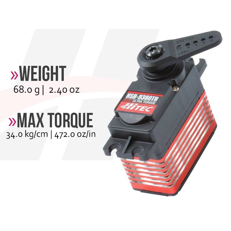 SERVOCOMANDO HSB-9380TH Brushless Ultra Torq 34 kg*cm