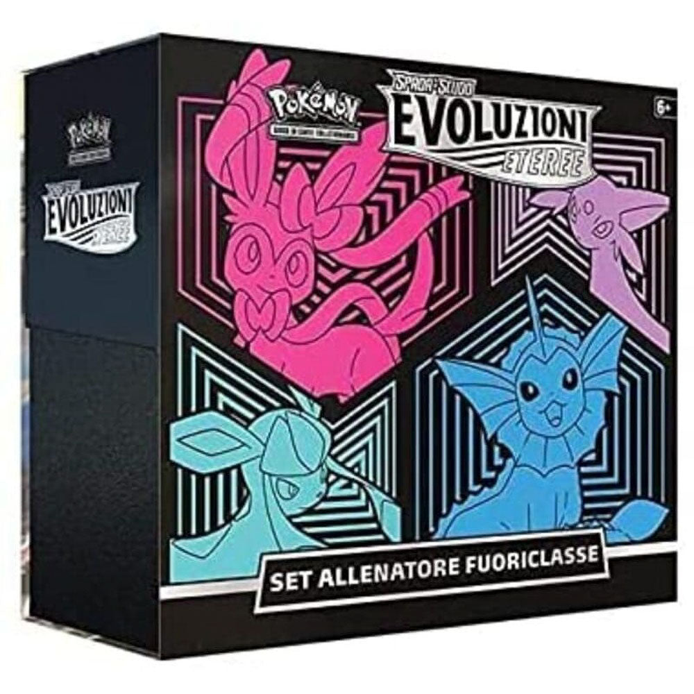 Set Allenatore Fuoriclasse - Spada e Scudo - Evoluzioni Eteree - Imperfezioni Estetiche - Sylveon Espeon Glaceon e Vaporeon - ITA