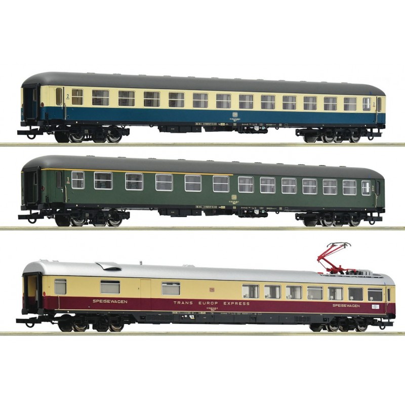 Set di 3 carrozze D 377 "Hispania-Express", DB. ROCO 6200052