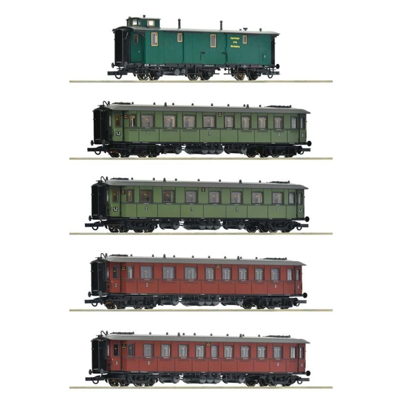 Set di 5 pezzi: "Treno espresso". ROCO 6200076