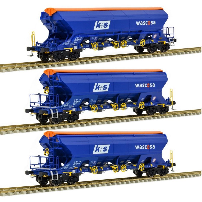 Set di carri tramoggia Wascosa Tanpps. SUDEXPRESS S659002