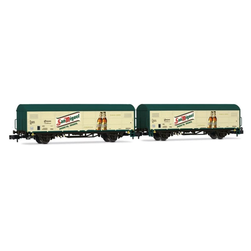 Set di due carri JPD ''San Miguel'', RENFE. ARNOLD HN6704