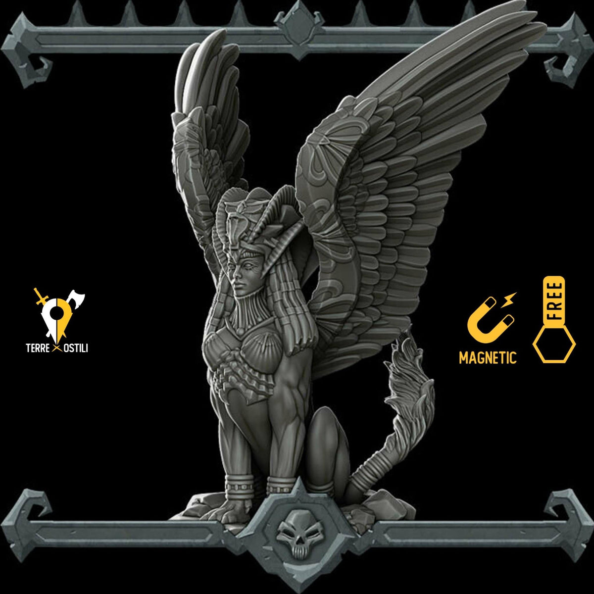 Sfinge egizia lamia miniatura