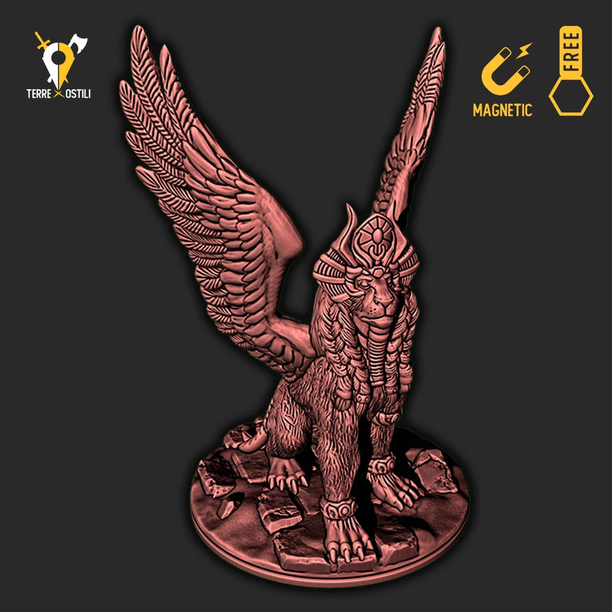 Sfinge ginosfinge egizia lamia miniatura