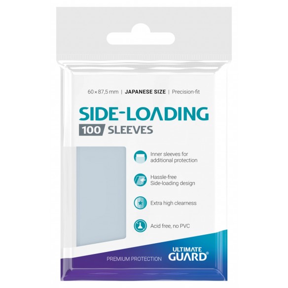 Small Japanese - Precise-Fit Sleeves - Side-Loading (100 Bustine) - Ultimate Guard