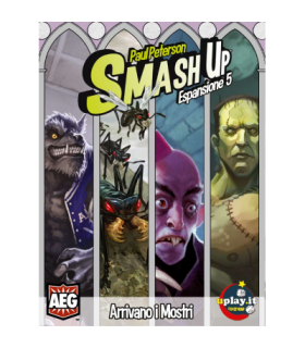 Smash Up: Esp. 5 - Arrivano i Mostri | Fazioni di Vampiri, Licantropi e Scienziati Folli | Gioco di Carte 2-4 Giocatori, 45 Minu