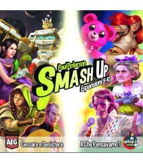 Smash Up: Esp. 9-10 - Cessare e Desistere & A Che Pensavamo? - Espansione Giochi di Carte con Rock Star Zombi e Dinosauri Esplor
