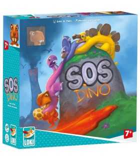 SOS Dino - Gioco Cooperativo per Famiglie, Salva i Dinosauri! Da 1 a 4 Giocatori, Età 7+, Durata 25 Minuti, Ludovic Maublanc.