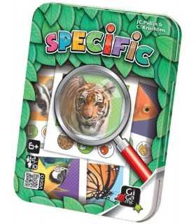 Specific - Gioco Educativo di Ghenos Games per Bambini e Adulti, Divertimento con Animali e Dadi, 2-10 Giocatori