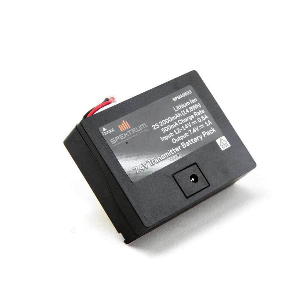 Spektrum Batteria Li-Ion 7,4V 2000mAh per DXe, DX6e, 6G2 & G3, 7&8 G2 (art. SPMA9602)