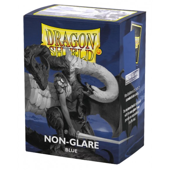 Standard - Matte Non-Glare Blue (100 bustine) - Dragon Shield