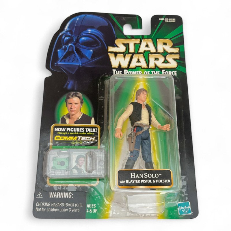 Star Wars: The Power of the Force – Han Solo (Comtech Chip Series)  (MOC : Mint On Card)