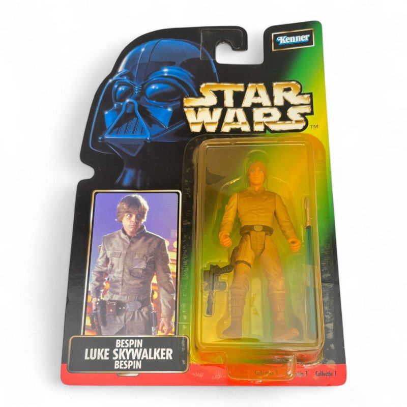 Star Wars: The Power of the Force – Luke Skywalker (Bespin Fatigues) (MOC : Mint On Card)