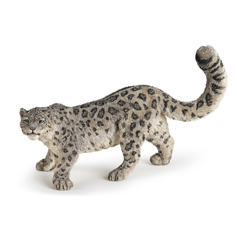 Statuina Leopardo dell nevi Papo France 50160