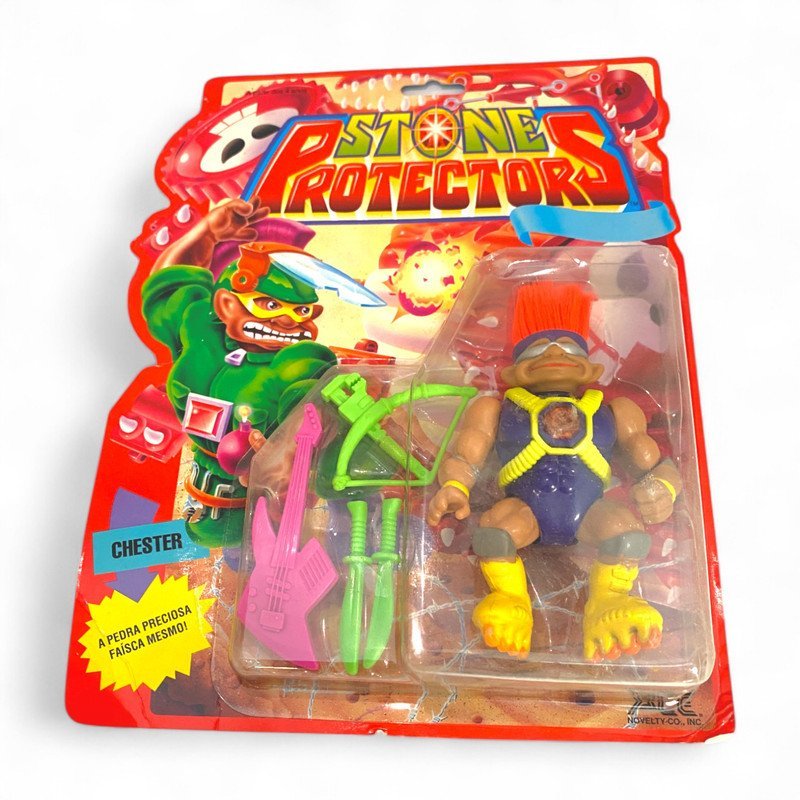 Stone Protectors – Maxwell (Italian) (Chester Factory Error Card) (MOC : Mint On Card)