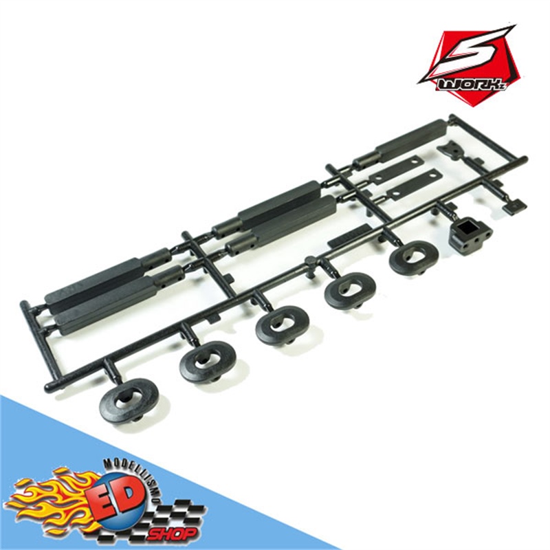 SWORKz 1/8 S35GT/E Plastic Body Post and Mount Set - [SW220017]