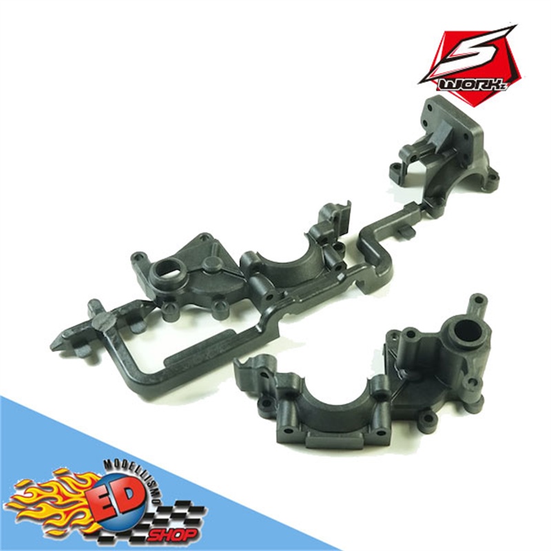 SWORKz S12-2 Middle Front Motor Gear Box in Pro-composite Hard Material - [SW220041A]