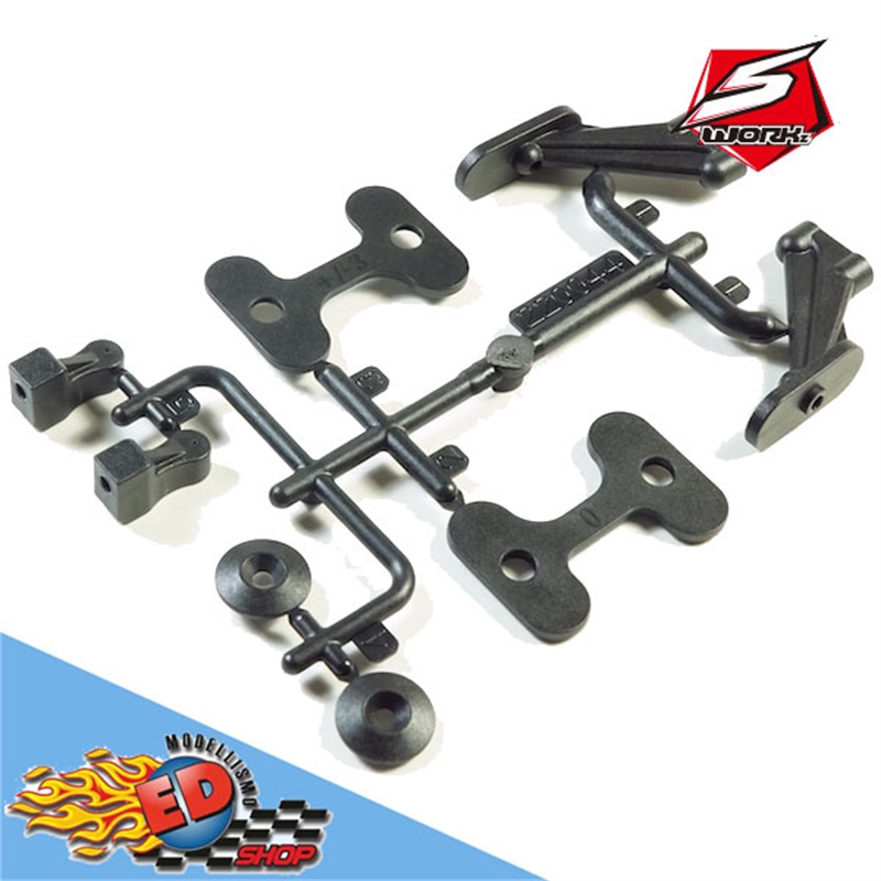 SWORKz S12-2 Rear Wing Mount Set - [SW220044]