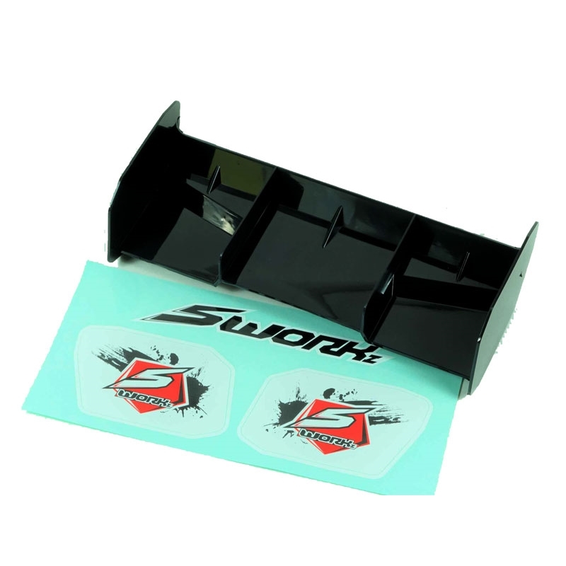 SWORKz 1/8 Off Road Pro Race Wing (WH)(W/o Holes) NERO - [SW228022ABK]