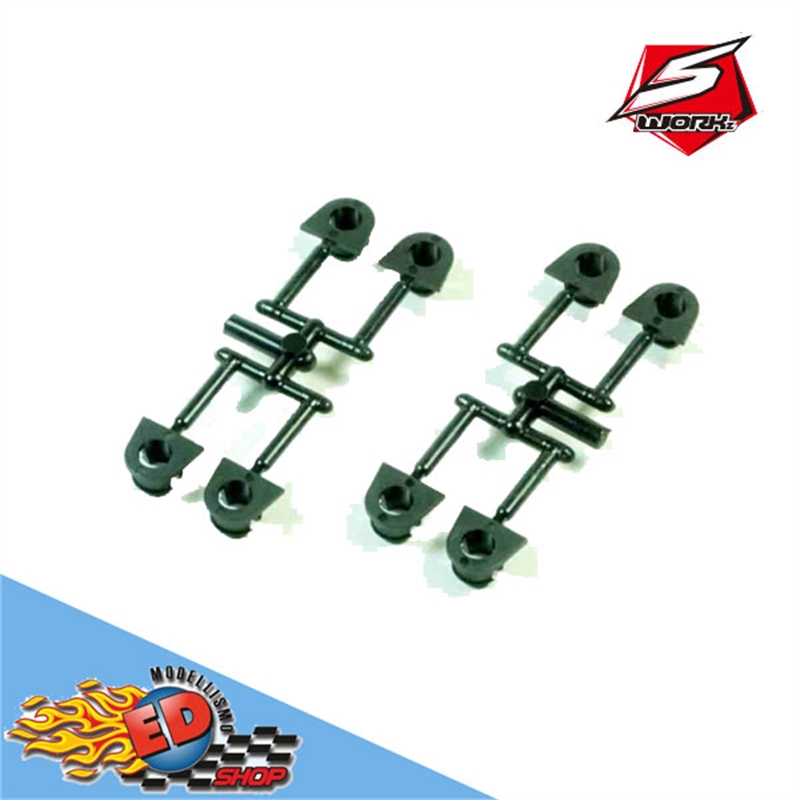 SWORKz 1/8 Series Shock Cap Insert (8pc) - [SW250112110]