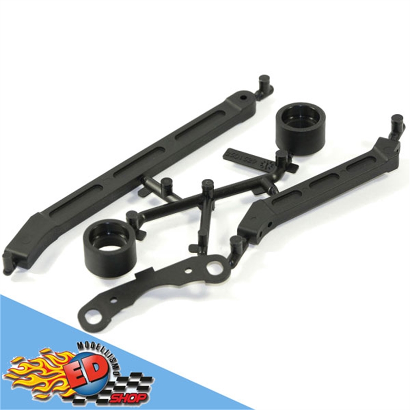 SWORKz S35 series Plastic Chassis Brace Set Hard - [SW2501529H]